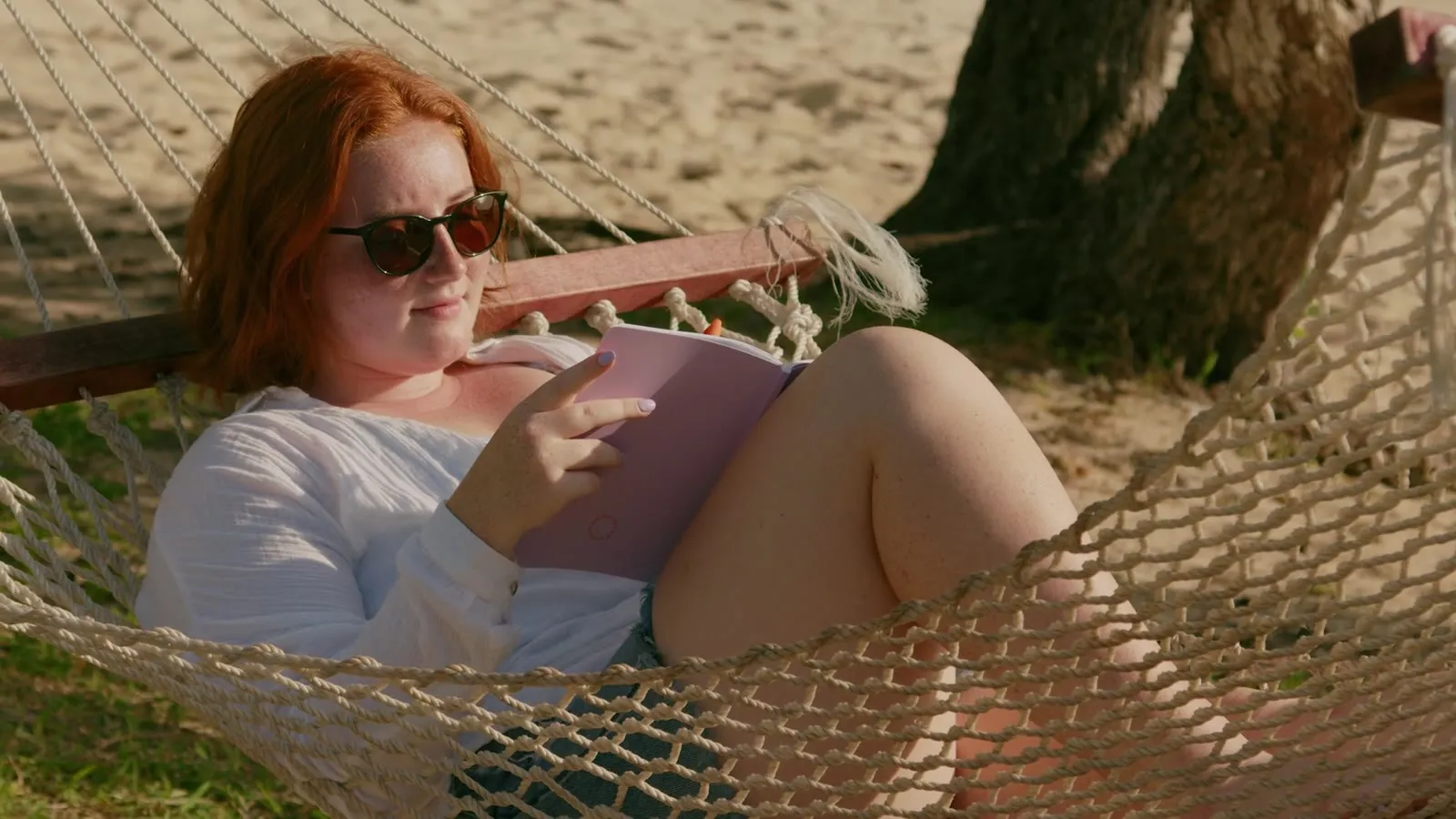 Rest time in a hammock, Fiji 2022